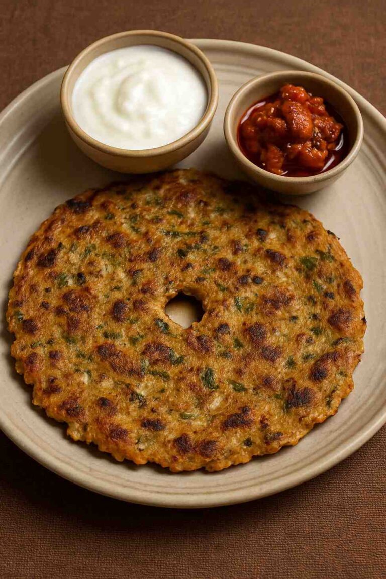 १० मिनिटांत बनवा हे खास दही थालिपीठ – आरोग्यदायी आणि टेस्टी नाश्ता!”