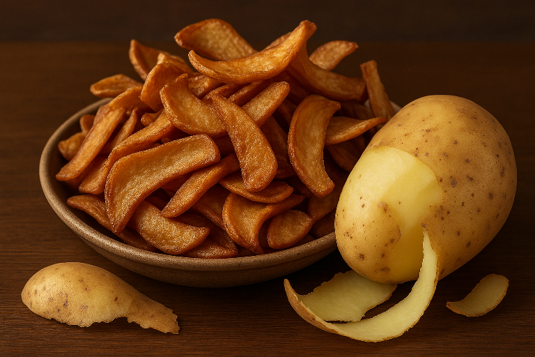 Potato Skin Chips Recipe: अब आलू के छिलकों से बनाएं क्रिस्पी स्नैक्स